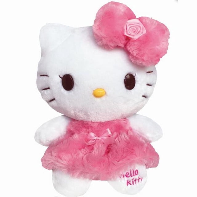 22-30cm genuino Sanrio Hello Kitty Kawaii Rose My Melody Anime animales de peluche muñeca compañero juguete niños regalo de cumpleaños