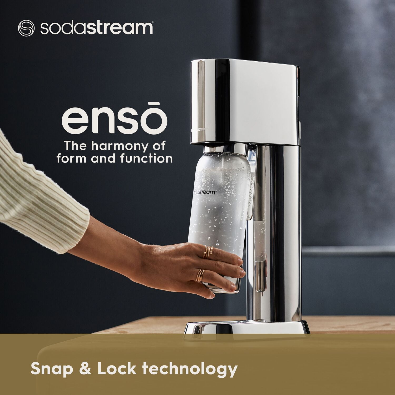 sodastream ensō 炭酸水メーカー SodaStream Enso Sparkling Water Maker, Silver - Walmart.com