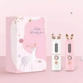 thumbnail image 1 of pitrice Mini Face Humidifier Facial Skin Moisturizing Mist Spray Portable Rechargeable Cold Spray Atomizer, Type 2, Pink, 1 of 8