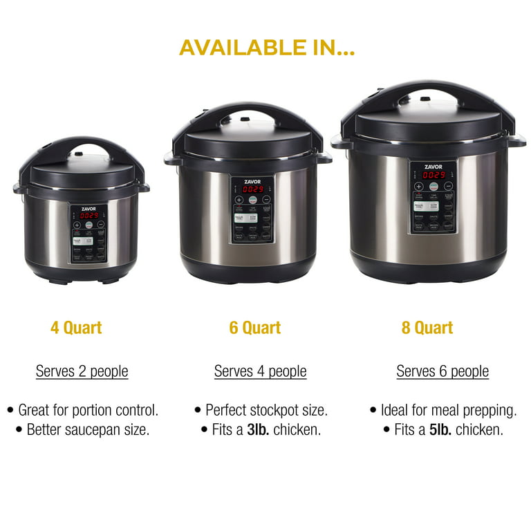 Zavor LUX Multicooker, Electric Pressure Cooker and Slow and Rice Cooker 