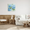 thumbnail image 2 of Stupell Industries Blue Hydrangea Blossoms Botanical & Floral Painting Gallery Wrapped Canvas Print Wall Art, 24 x 24, 2 of 7