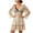 Beige, variant on Cekizud Womens Summer Dresses Bohemian Style Solid Color Lace Embroidery Mini V-Neck Beach Cover ups,Free Size