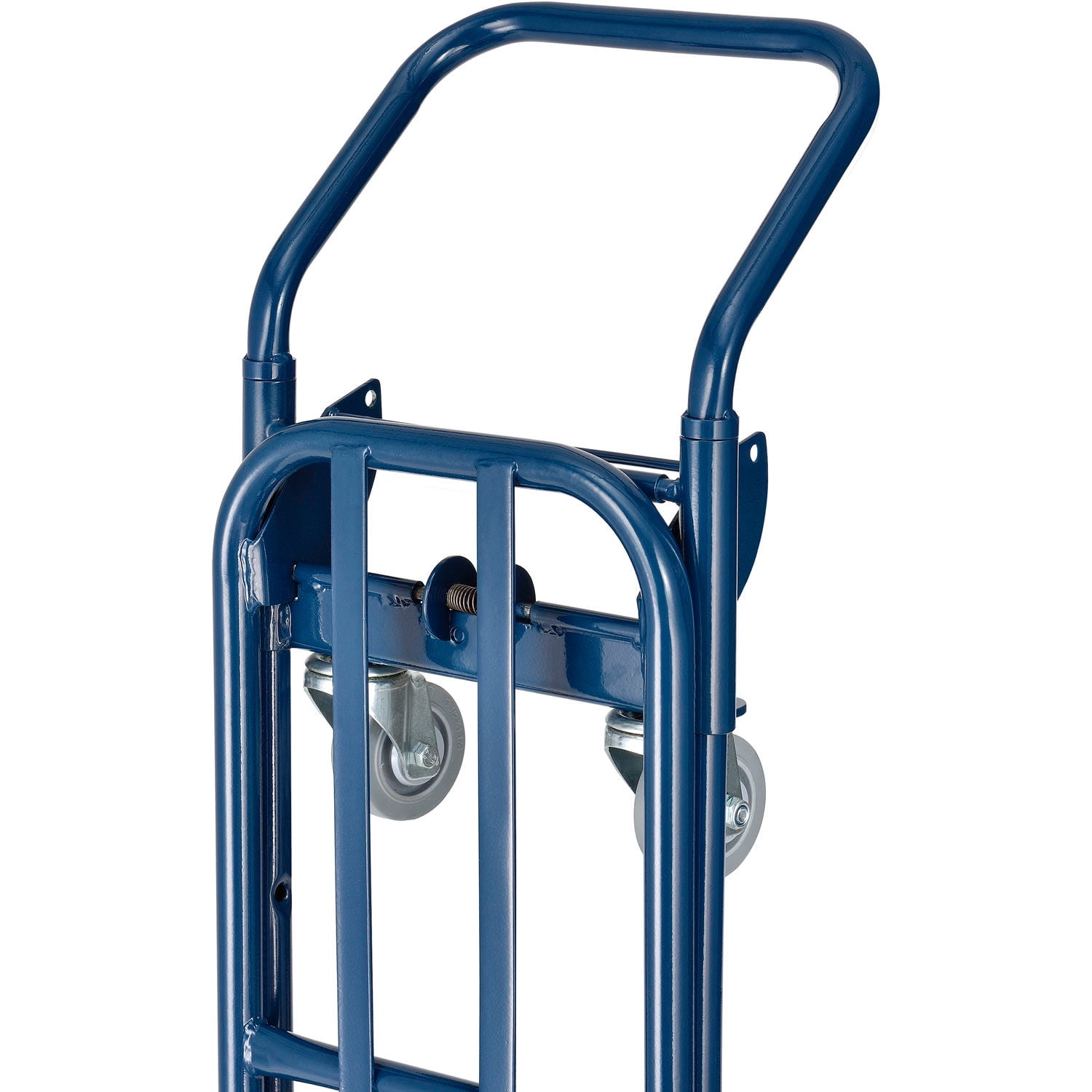 Global Industrial 185546 Steel 2-in-1 Convertible Hand Truck with Pneumatic Wheels, 600 lbs