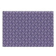 thumbnail image 1 of Geometric Cutting Board, Blossoming Flowers with Birth of Nature Season Theme Spring Summer, Decorative Tempered Glass Cutting and Serving Board, Large Size, Dark Purple Violet Lilac, by Ambesonne, 1 of 1