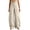 Beige, variant on Women‘s Fashion Wide Leg Trousers – High Waist Loose Fit Palazzo Pants with Classic Plaid Design Comfortable Daily Wear BeigeC M