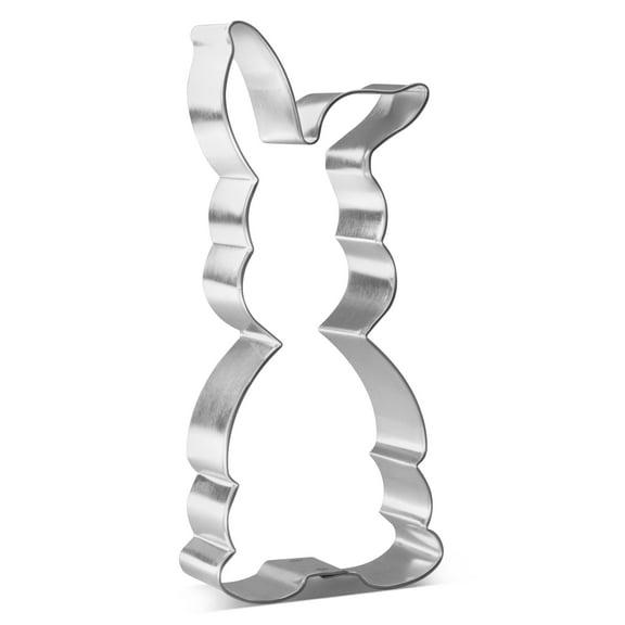 Easter Chocolate Bunny Cookie Cutter 5 in B1427 - Foose Cookie Cutters - USA Tin Plated Steel