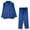 Blue, variant on Dagugfen Pajamas for Men Sets 2 Piece Cotton Long Sleeve Button down Shirts Pants Loose Lightweight Comfy Loungewear