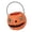 Orange, variant on AHGQT Vintage Halloween Candy Bucket, Portable Skull Plastic Candy Pail with Handle, Halloween Party Favors Bucket for Home, Halloween Party Supplies