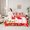 R, variant on Manfei Polka Dots Initial A 7-Piece Twin Bedding Set - Kawaii Strawberry/Christmas