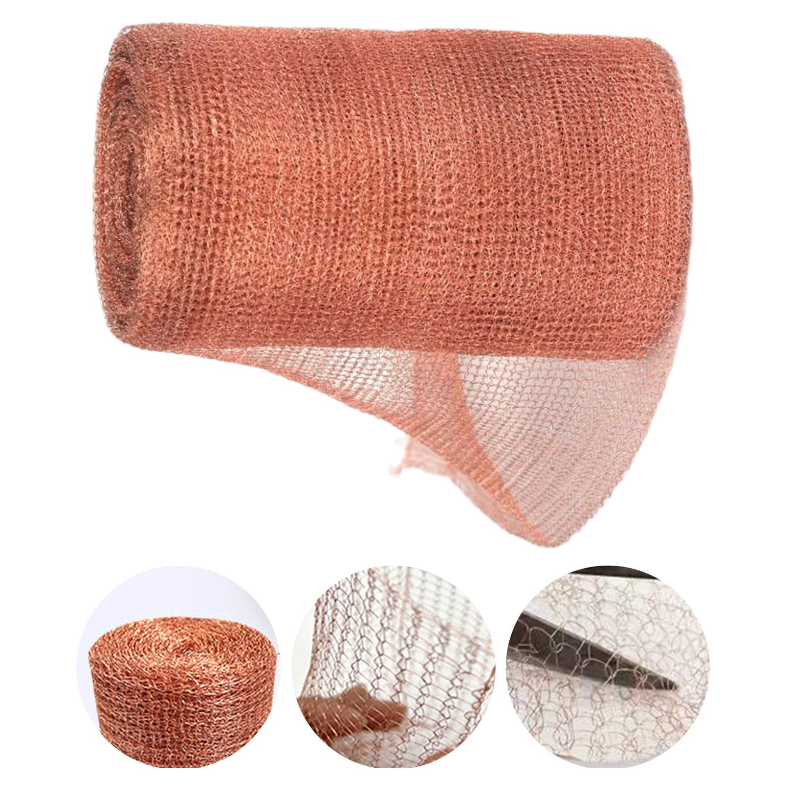 Gazechimp Copper Wire Mesh Easy to Use Woven Mesh Screen for Home Gardening Distilling 12.7cmx10M