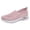a-Pink, variant on Women's Mesh Walking Sneakers Lightweight Breathable Workout Shoes Elderly Slip on Summer Casual Tennis Shoe wirh Arch Support Beige Size 7