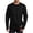 Black, variant on Men's Long Sleeve Workout Shirts with Thumb Holes, Athletic Running Gym Hiking Shirts, Undershirts Dark Gray,S