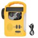 thumbnail image 1 of Hand Crank Solar Radio AM FM SW Emergency Radio with LED Flashlight Reading Light MP3 Player for Outdoor CampingYellow, 1 of 5