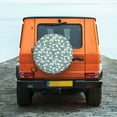 thumbnail image 4 of Haiem Spare Tire Cover , Wheel Cover with Floral printed, Camper Spare Tire Cover Fit for Jeep Wrangler Rv SUV Truck Travel Trailer-16 inch, 4 of 8