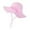Pink, variant on Ticikt Adjustable Wide Brim Sun Hat for Babies and Toddlers Outdoor Summer Beach Fisherman Style Soft UPF 50 ,Color:Purple