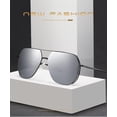 thumbnail image 2 of Man Polarized Metal Sunglasses Driver Driving Outdoor Sports Sunglasses (Color : B, Size : Medium), 2 of 4