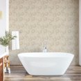 thumbnail image 6 of Ambesonne Floral Peel & Stick Wallpaper for Home, Warm Colored Paisley, 13"x100", Cream Tan, 6 of 6