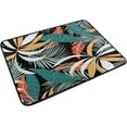 thumbnail image 3 of Hawaiian Palm Leaf Doormats Bathroom Floor Mat Lightweight Non-Slip Area Rugs Entrance Front Door Rug for Outdoor Garden Kitchen Bedroom 23.6" x 15.7" Home Decor, 3 of 7