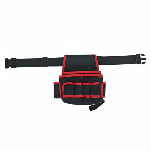 predolo Bolsa Portaherramientas de Cintura Tela Oxford 600D Riñonera Portaherramientas Impermeable Bolsa de Cintura para Electricista para Electricistas