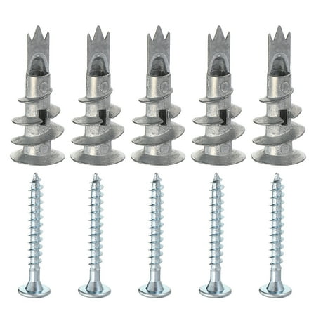 

200pcs Practical Metal Self Drilling Plasterboard Fixings Plugs Cavity Wall