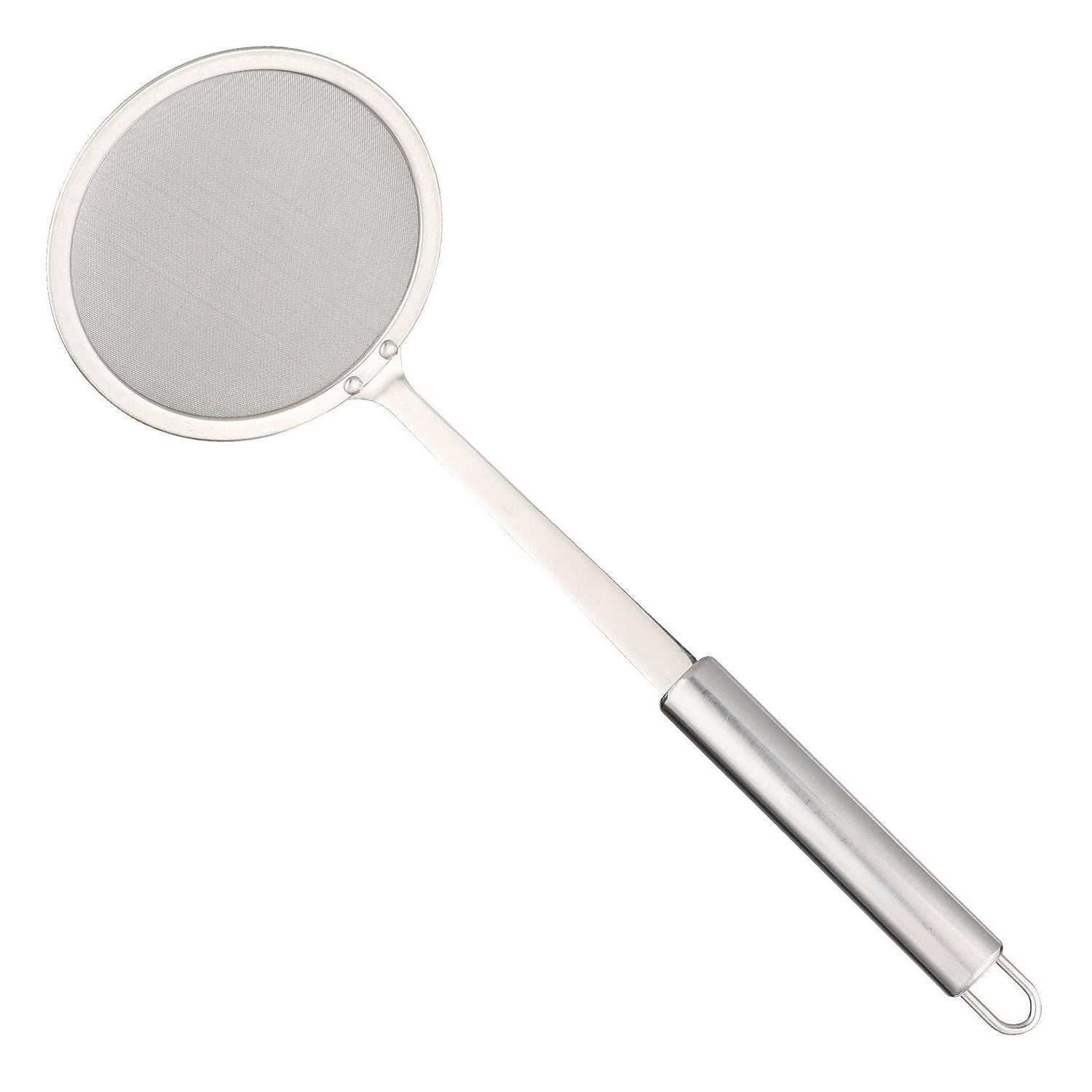 DOITOOL Stainless Steel Fine Mesh Strainer Hot Pot Fat Skimmer Spoon for Skimming Grease and Foam 13cm 