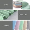 thumbnail image 4 of 10-Pack Lint Free Microfiber Glass Cleaning Cloths, Fish Scale Polishing Rags for Mirrors, 16" x 12", 4 of 8