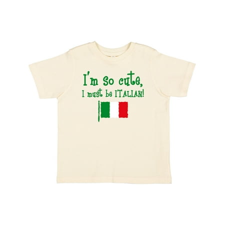 

Inktastic So Cute Italian Gift Toddler Boy or Toddler Girl T-Shirt