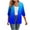 Blue Cardigan, variant on Htigea Womens Gradient Color Cardigan Casual Open Front 3/4 Sleeve Cardigans Tops Soft Drape Blouses Light Blue,S