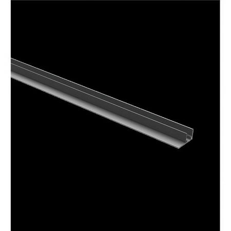 

American Lighting 1 m Aluminum F-Channel for NeonFlex 12V AC Lateral Bend Neon Black