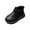 Black, variant on Boots for Girls,Kids Ankle Boots with Side Zipper Elastic Panels and British Style for School Wear and Casual Activities Brown