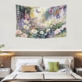 thumbnail image 4 of Tapestry Wall Hanging,Nature Floral Garden Tapestries for Dorm Living Room Bedroom Decor, Boho Wall Art,Bed Throw,Sofa Cover,, 60"x40", 4 of 8