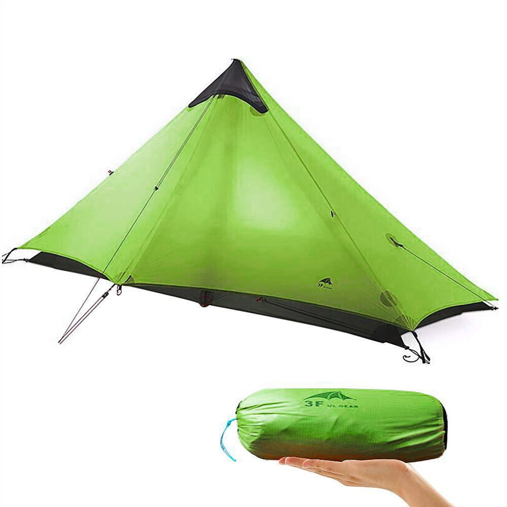 2 Persons Camping Tent Double Layer Ultralight Backpacking Tent 