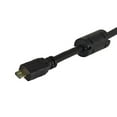 thumbnail image 3 of Monoprice 1.5' High Speed HDMI Micro Male to HDMI Male 34AWG Ethernet Cable Black 107555, 3 of 4