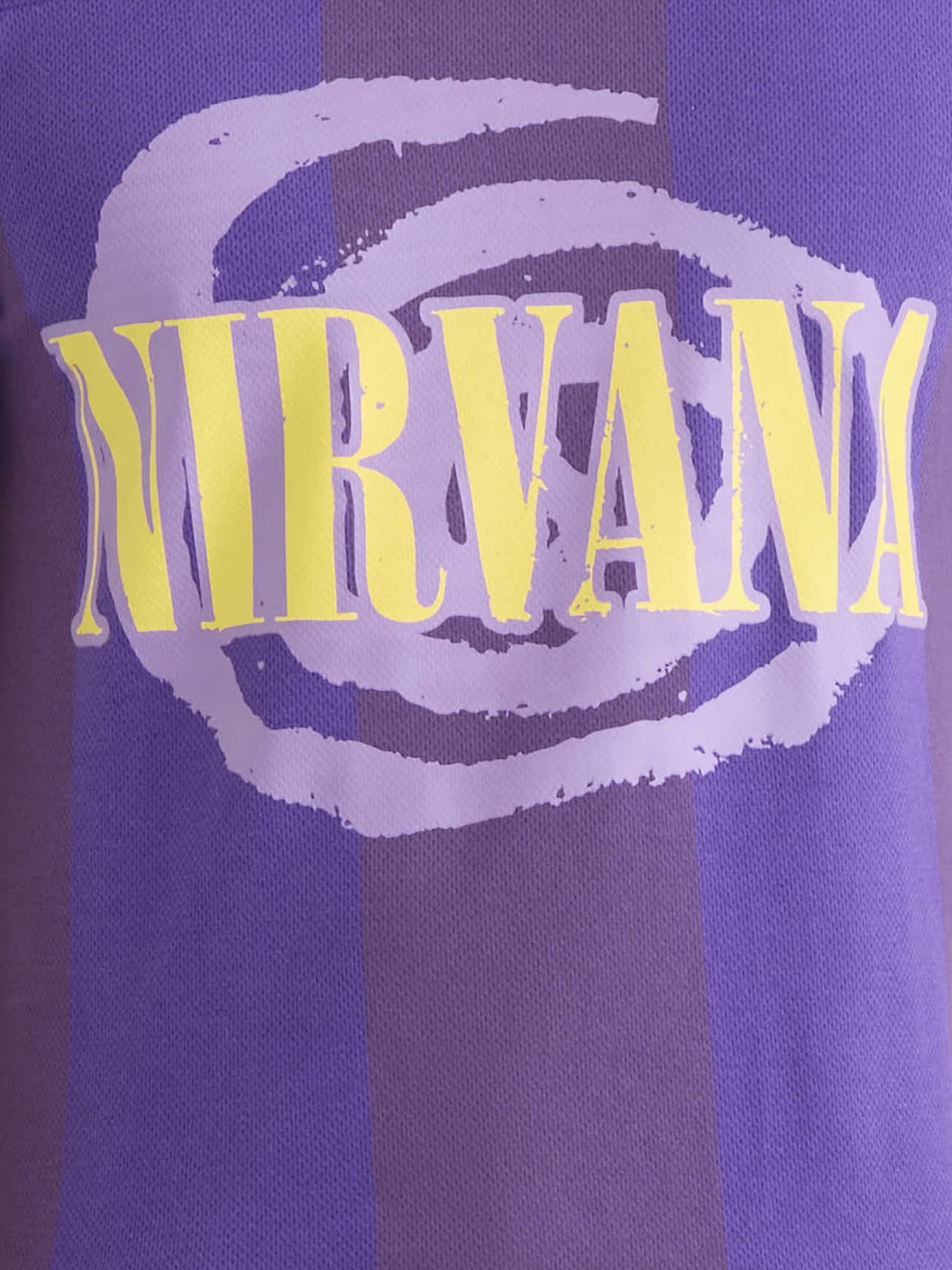 Nirvana Men’s and Big Men's Graphic Mesh Football Jersey Style Shirt, Sizes XS-3XL