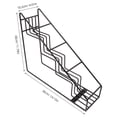 thumbnail image 2 of WEUVEB Organizador Vertical Negro Para Jarabes Con Estructura Metálica Resistente Ideal Para Cafeterías Y Bares, 2 of 8