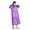 Purple, variant on Thickened EVA Raincoat Poncho for Men Women Adult Outdoor Hiking Cycling Camping Reusable with Hood Drawstring Portable Packable Blue