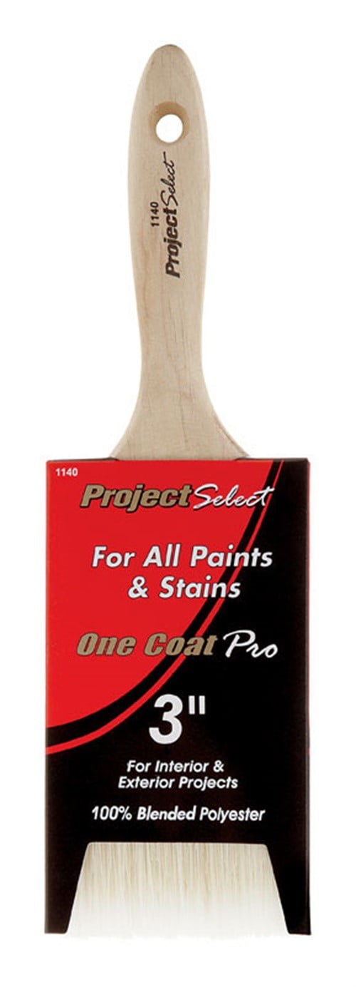 Project Select Paint Brush Flat 3 " All Paints Case of 12