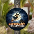 thumbnail image 4 of Happy Halloween Goldendoodle Witch Pumpkins Bats Round Wood Sign Doodle Dog Lover Gifts Idea Hanging Wall Home Decor - 13012, 4 of 5