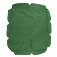 thumbnail image 3 of Toldo para columpio de 210D con revestimiento plateado Oxford, impermeable, resistente a los rayos UV, para patio exterior, silla de jardín, 142 x 120 x 18 cm, verde oscuro, 3 of 14