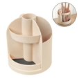 thumbnail image 3 of Rotating Pen Holder Organizer Multi-Purpose Desktop Plastic Storage Box Office Stationery Case, 3 of 10