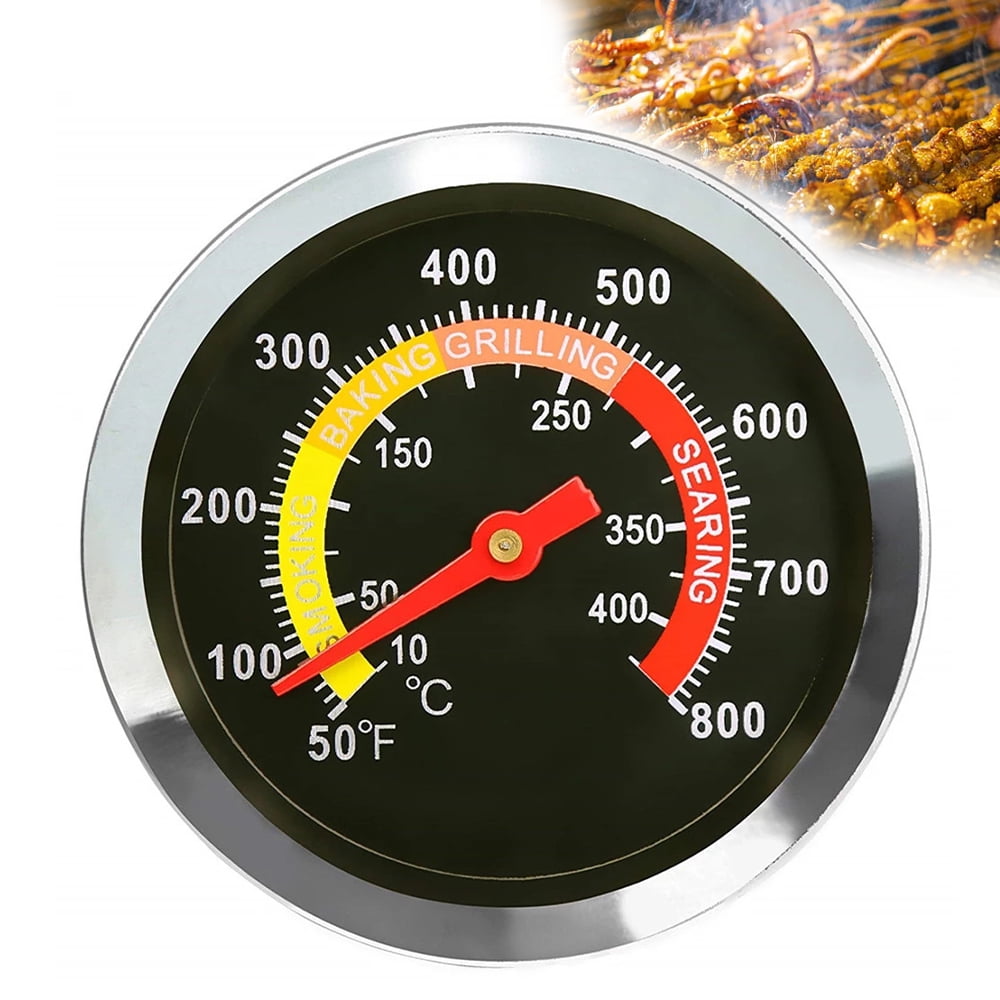 3 inch Dial Face Cooking Barbecue BBQ Smoker Grill Thermometer Temperature Gauge 