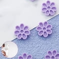 thumbnail image 3 of 50 tazas de pegamento para pestañas, soporte de pegamento profesional para de injerto de tinta de arte de uñas , púrpura Violeta Sunnimix Copas de pegamento para pestañas, 3 of 8