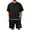 Black, variant on Tiweut Men's Short Sets Summer Loose Fit Short Sleeve Crew Neck Tees and Shorts Two Piece Sports Set Suit for Man Beige,L
