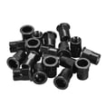 thumbnail image 4 of M10 Rivet Nuts, Thread Half Hexagonal Carbon Steel Zinc-Plated Flat Head Threaded Insert Nut Black 50 Pcs, 4 of 7