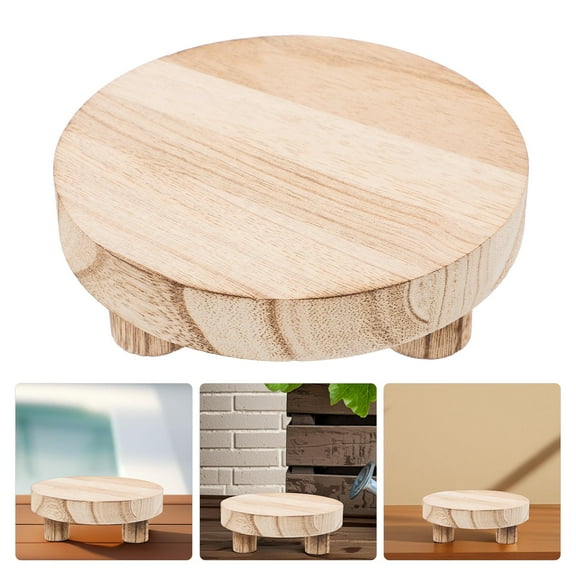 Worgeous Wooden Plant Stand Indoor Flower Pot Holder Wooden Plant Display Stand Stool Bathroom Tray Flower Pot Wooden Shelf Stand