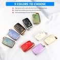 thumbnail image 6 of Key Fob Cover Compatible with Toyota Camry Avalon Corolla Highlander Prius RAV4 Venza Keychain Case Holder Protector,Gold-black, 6 of 6