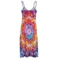 thumbnail image 5 of Kaleidoscope Mandala Colorful Floral Boho Sleeveless Dress Women's Luxury Party Dress Birthday Dresses for Women, 5 of 7