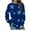 Star-Blue, variant on Oalirro Womens Fashion Top Casual Solid Crewneck Long Sleeve Shirts Tunic Tops
