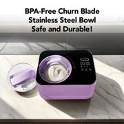Whynter 0.8 Quart Compact Automatic Ice Cream Maker with Stainless Steel Bowl, Lilac Haze ICM-080-LH