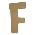 thumbnail image 1 of Wooden Letter Unfinished, Kid Zone Font, Craft Cutout, 1 of 2